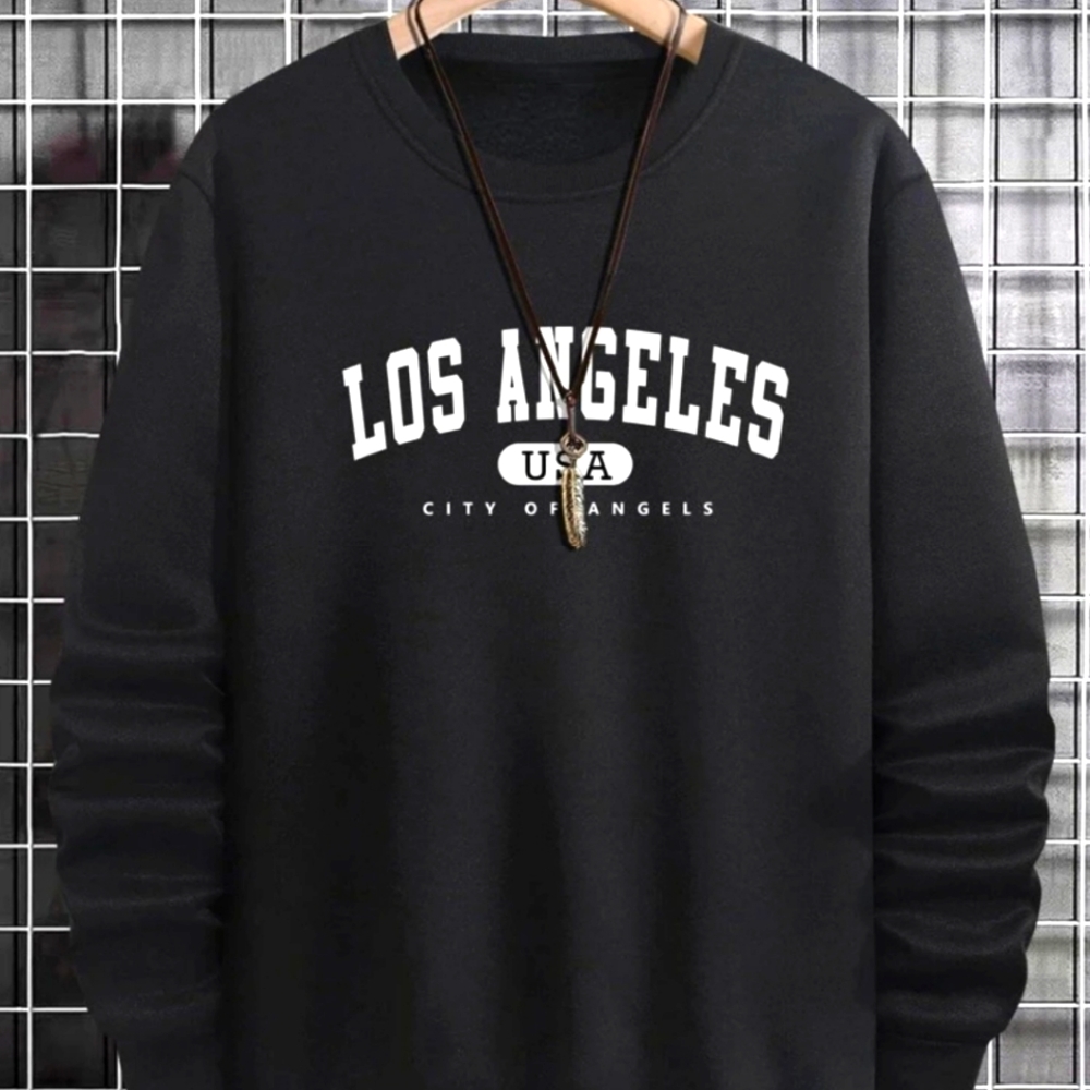 Men's Letter Graphic Sweat shirt